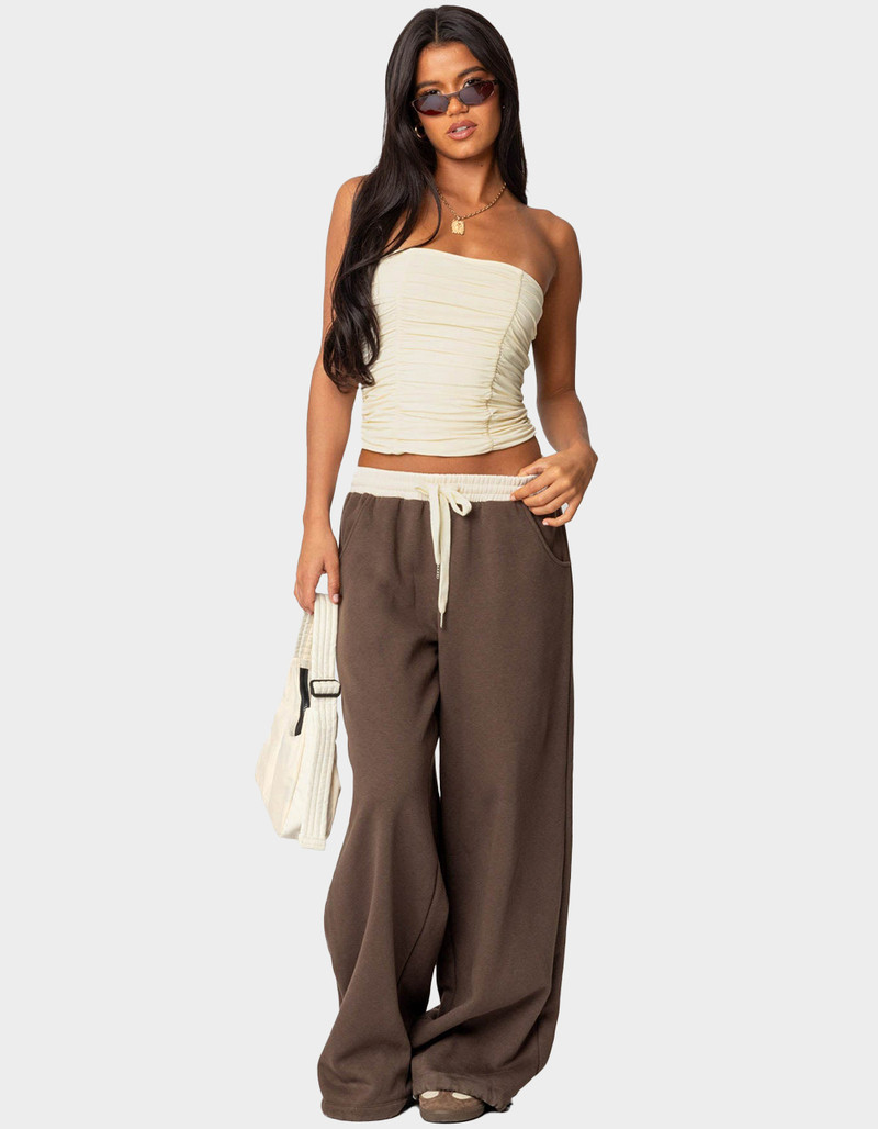 EDIKTED Fifi Gathered Strapless Top image number 1