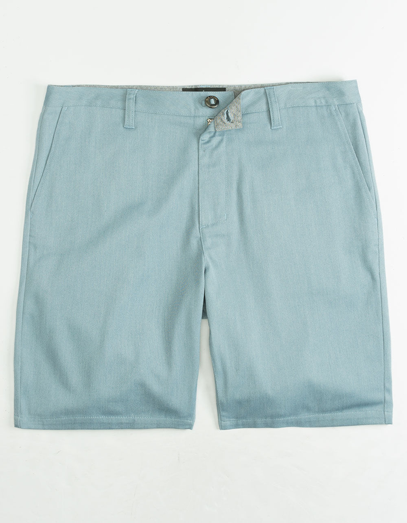 BLUE CROWN Mens Slim Stretch Chino Shorts image number 0