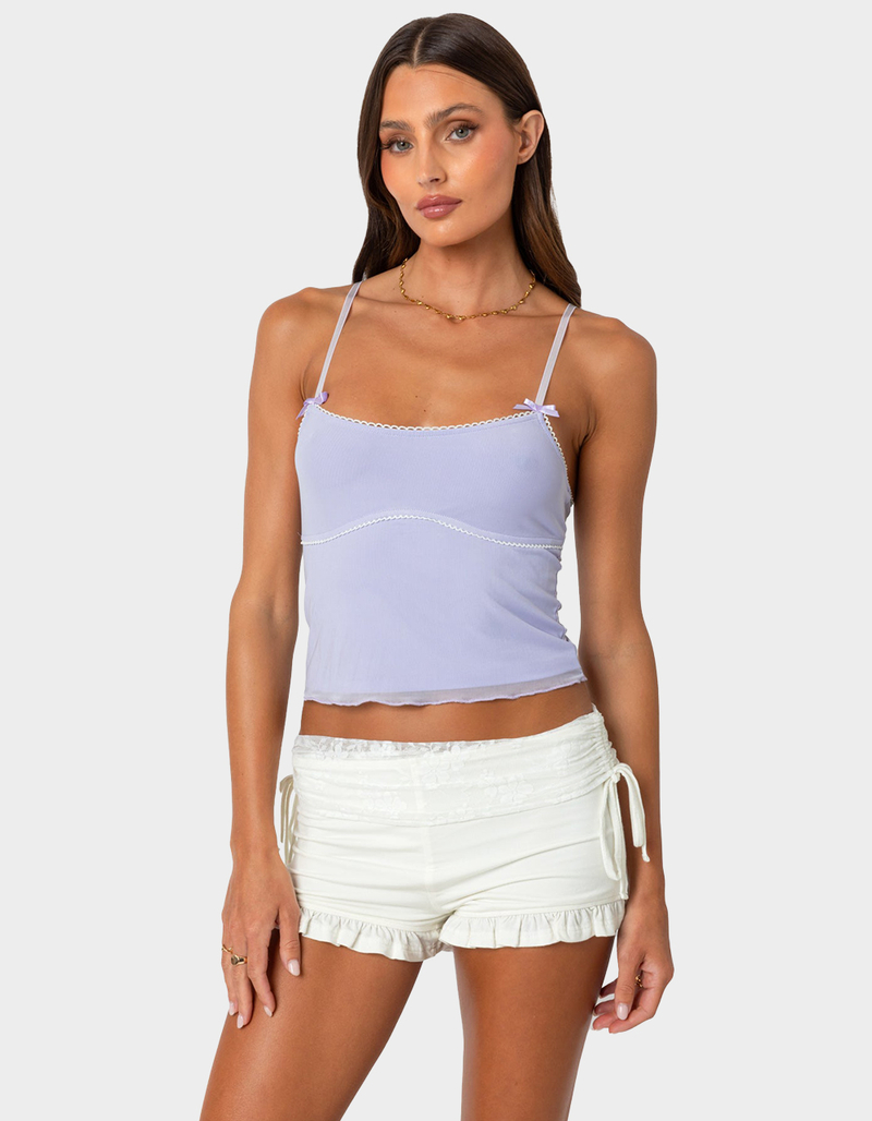EDIKTED Bethany Mesh Tank Top image number 0