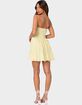 EDIKTED Liora Lacey Cotton Mini Dress image number 4