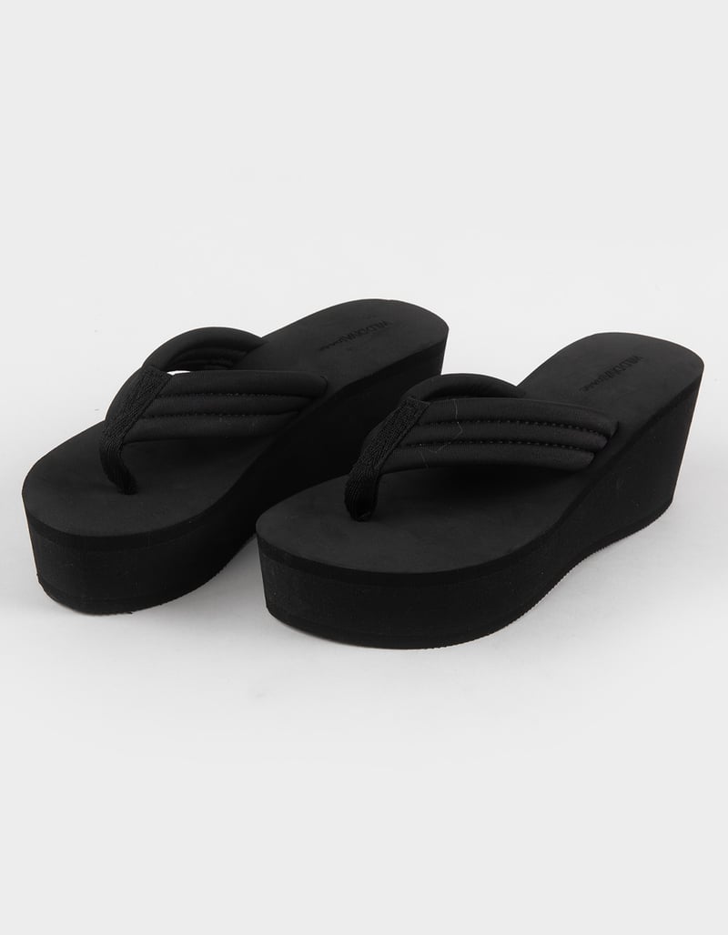 WILD DIVA Heat Womens Wedge Sandals image number 1