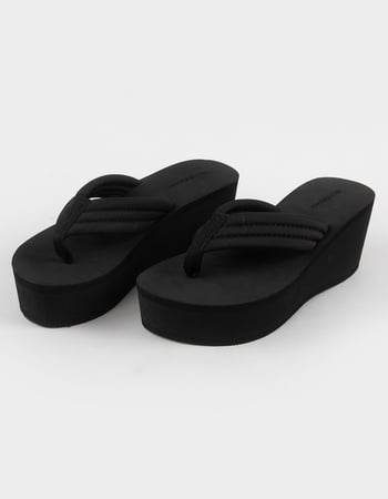 WILD DIVA Heat Womens Wedge Sandals Alternative Image