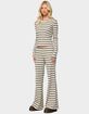 EDIKTED Avalie Striped Ribbed Pants image number 4