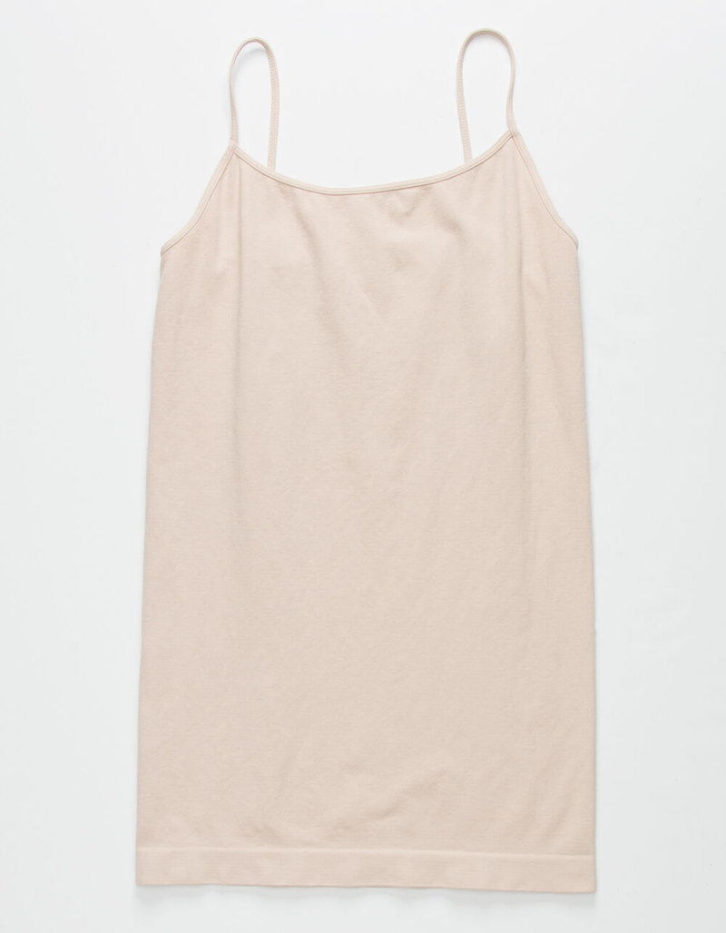 FULL TILT Essential Womens Latte Seamless Cami image number 0