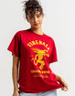 RIPPLE JUNCTION Fireball Womens Oversized Tee image number 1