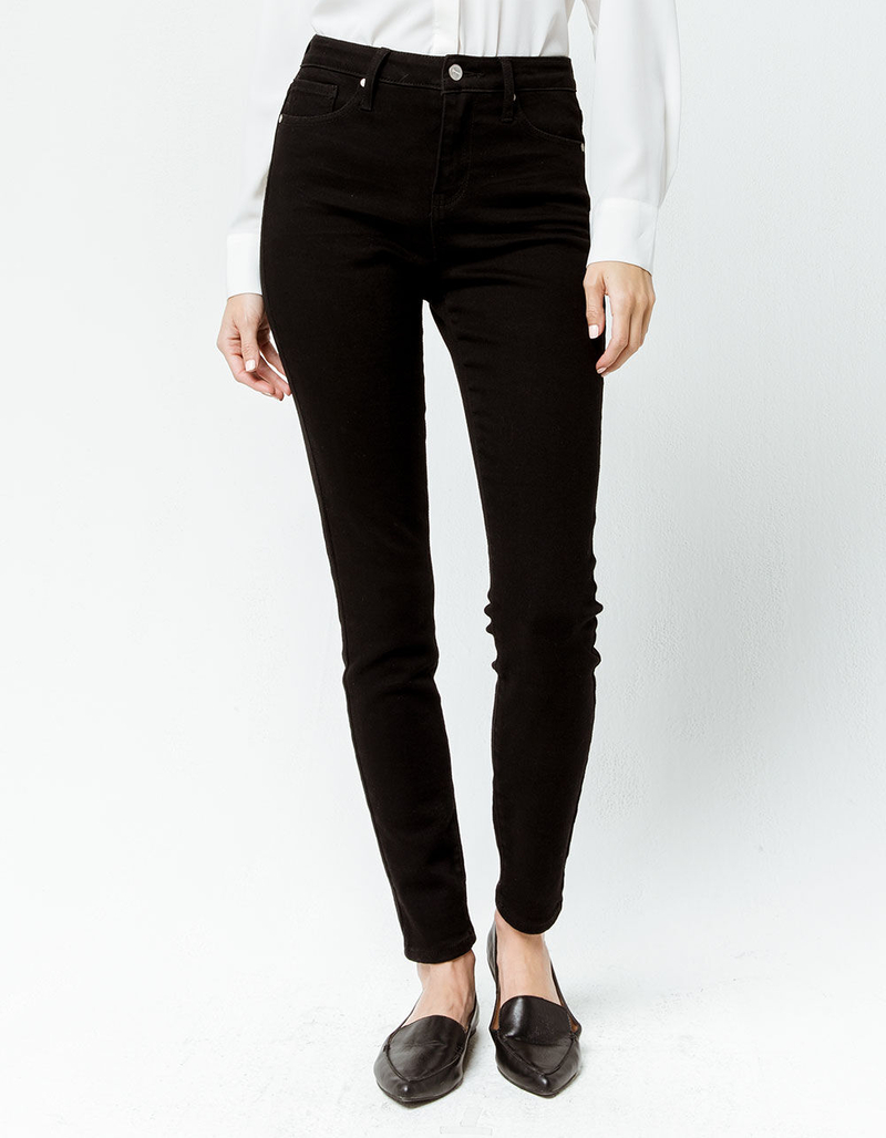 RSQ High Rise Black Womens Skinny Jeans image number 2