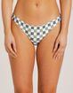 RSQ 70s Checkered Cheeky Bikini Bottoms image number 2