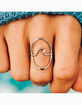 PURA VIDA Statement Wave Ring image number 2