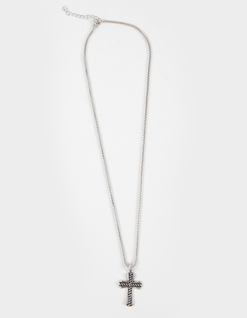 RSQ Long Cross Necklace Primary Image