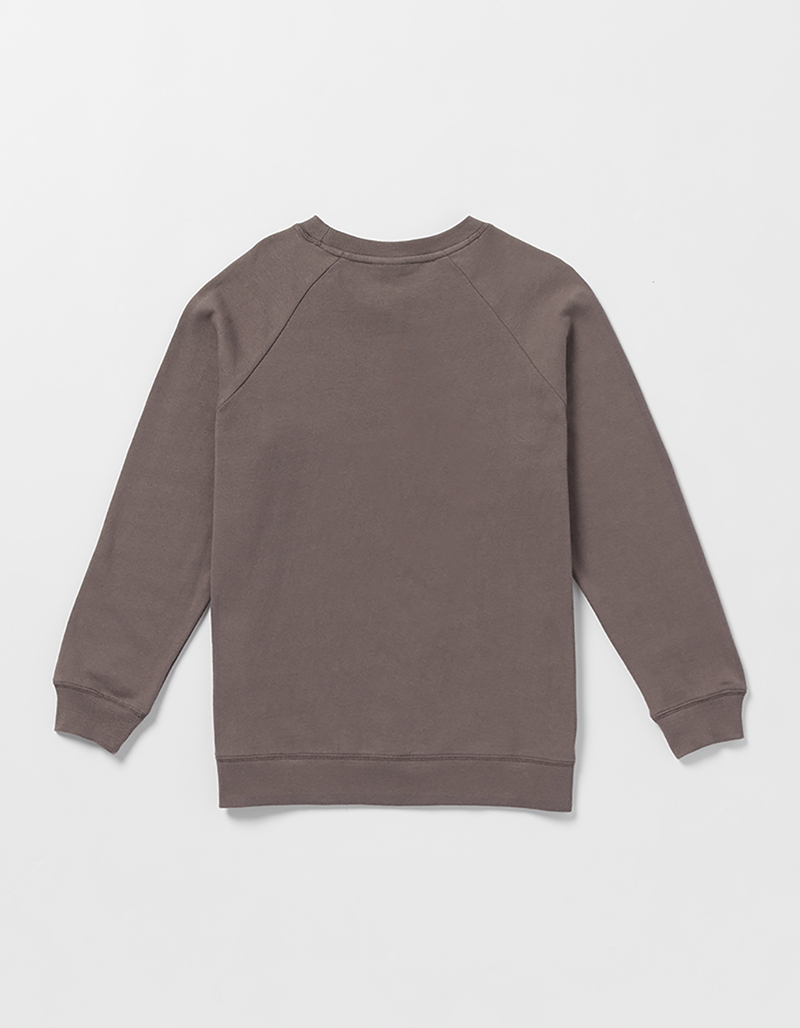 VOLCOM Truly Stokin Girls Oversized Crewneck Sweatshirt image number 3