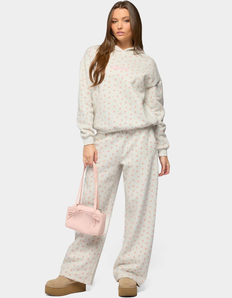 EDIKTED Flower Power Sweatpants image number 4