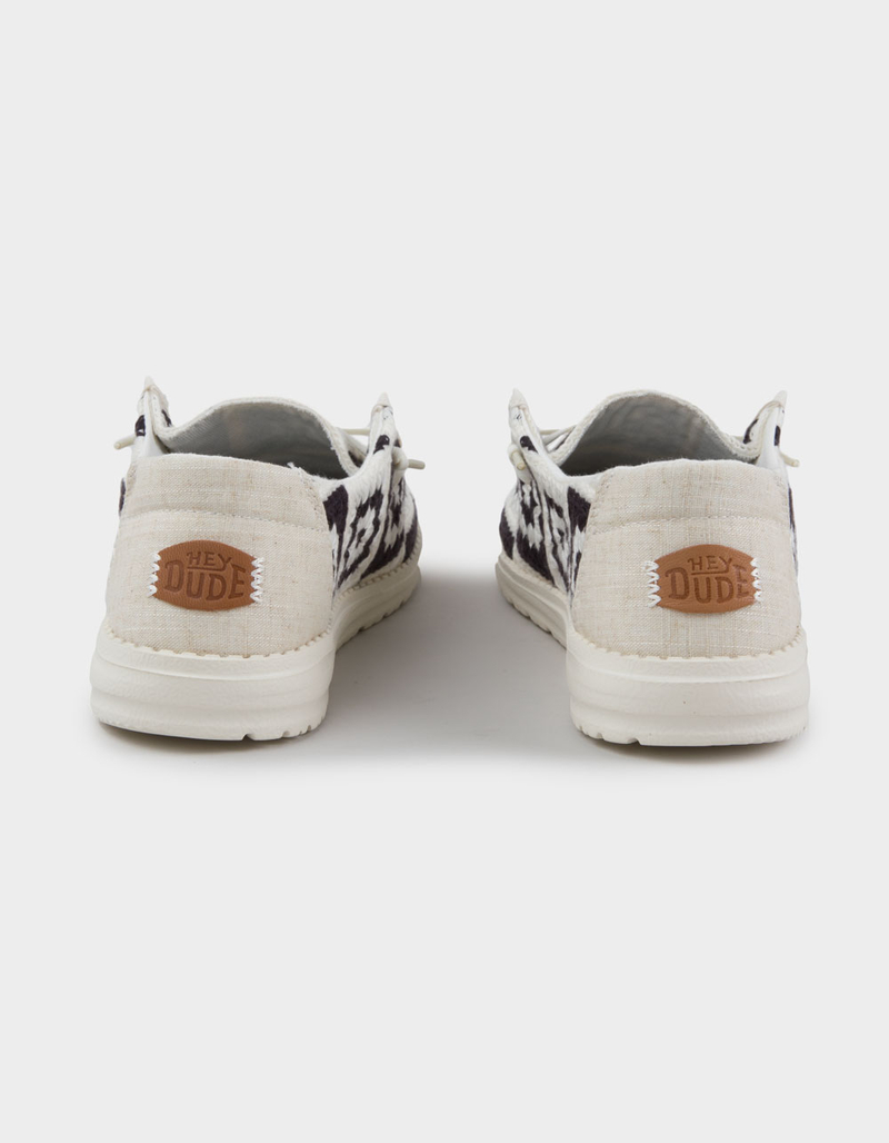 HEY DUDE Wendy Cottage Crochet Womens Shoes - BLK/MULTI