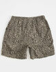BDG URBAN OUTFITTERS Leopard Mens Volley Shorts image number 2