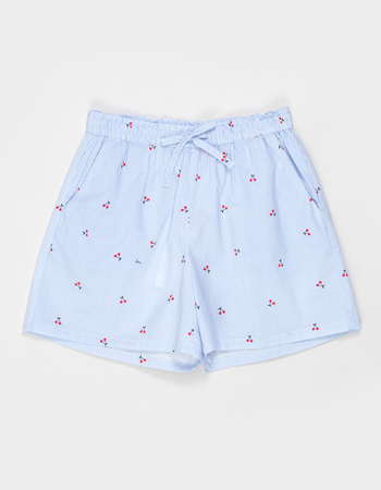 VERO MODA Cherry Stripe Girls Shorts Primary Image