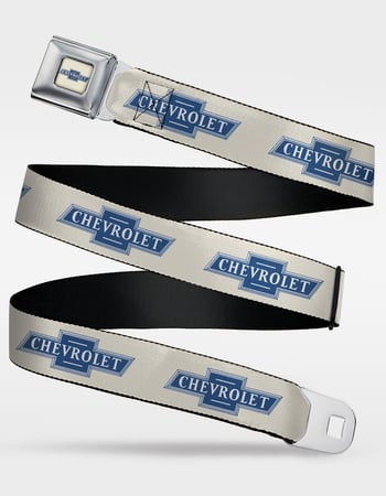 BUCKLE-DOWN Chevrolet 1940 Bowtie Text Logo Seatbelt Belt Primary Image