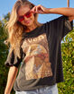 RVCA Swirl Butterflies Womens Oversized Tee image number 1