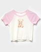 FULL TILT Bear Girls Raglan Tee image number 2