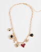 FULL TILT Heart/Cross/Angel Multi Charm Necklace image number 1