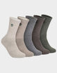 TIMBERLAND Rivington 5 Pack Mens Cushioned Crew Socks image number 1