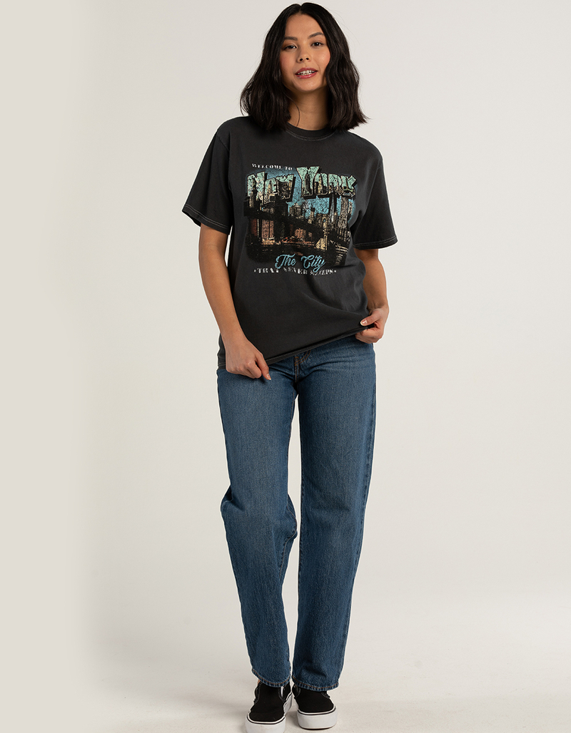 SIMPLER DAZE New York Womens Tee image number 3
