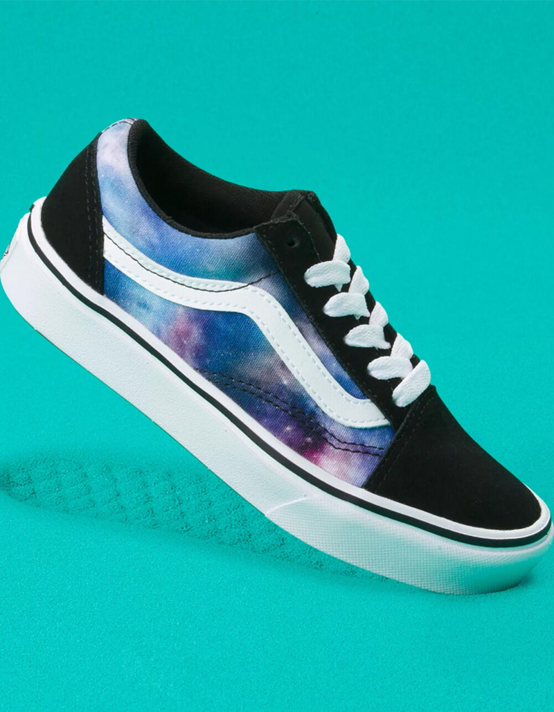 VANS Galaxy ComfyCush Old Skool Kids Shoes image number 0