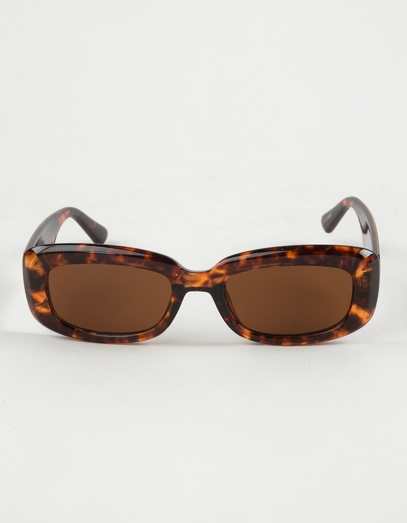 RSQ Chunky Frame Rectangle Sunglasses image number 1