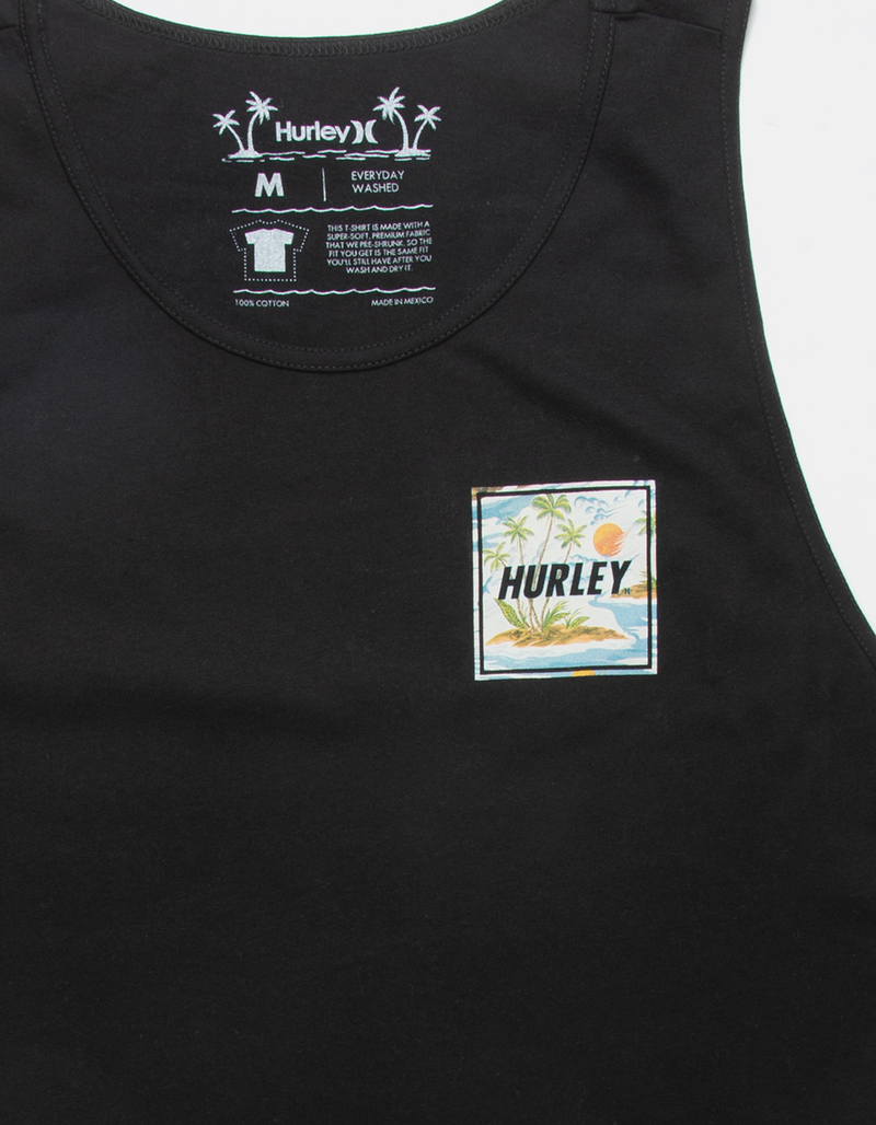 HURLEY Washed Four Corners Mens Tank Top image number 2