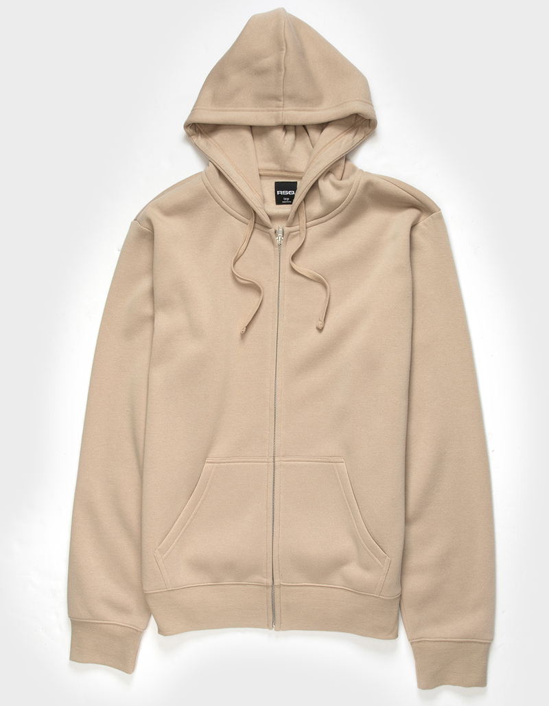 RSQ Mens Full Zip Fleece Hoodie image number 1
