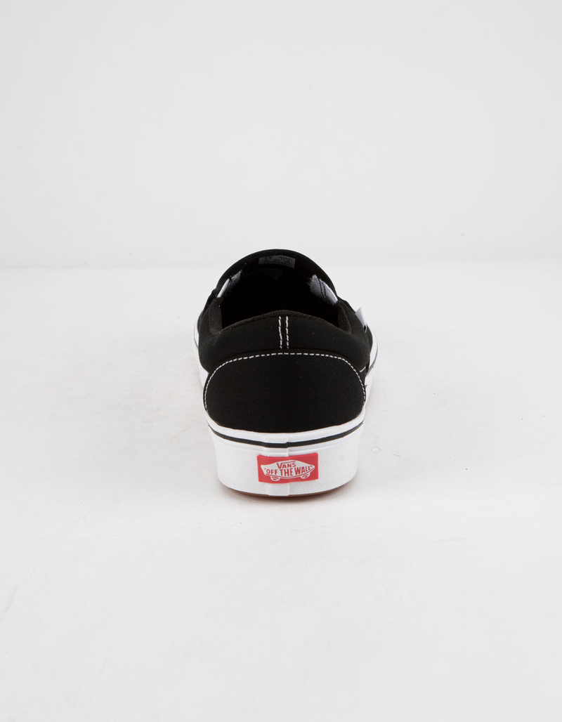 VANS ComfyCush Classic Slip-On Black & True White Shoes image number 4