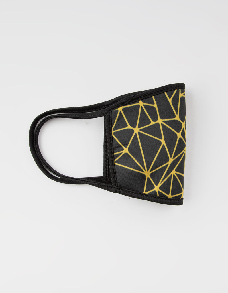 STICKIE BANDITS Geo Gold Fashion Face Mask image number 1
