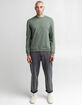 RSQ Solid Crewneck Mens Agave Sweatshirt image number 5