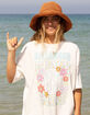 BILLABONG Peace And Love Womens Oversized Tee image number 4