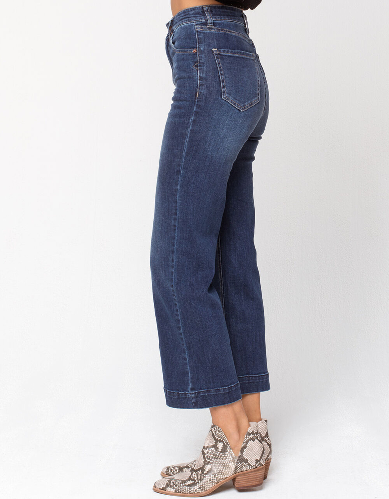 VOLCOM Stone Scraper Ankle Womens Wide Leg Crop Jeans image number 2