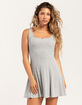 FULL TILT Rib Fit And Flare Womens Dress image number 1