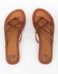 GIGI Criss Cross Cognac Womens Sandals image number 2