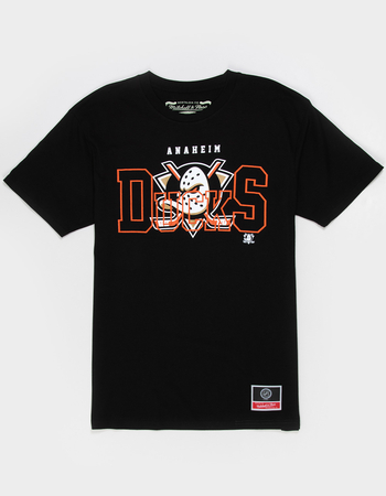 MITCHELL & NESS Anaheim Ducks See Thru Mens Tee Primary Image