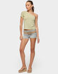 EDIKTED Eulia One Shoulder Striped Top image number 4