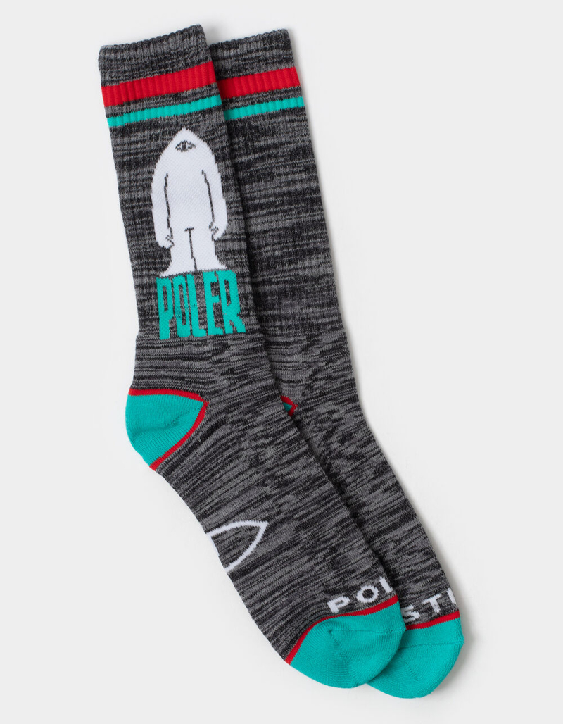 POLER Sasclops Mens Crew Socks image number 0