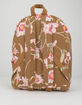 ROXY Sugar Baby Canvas Tan Backpack image number 3
