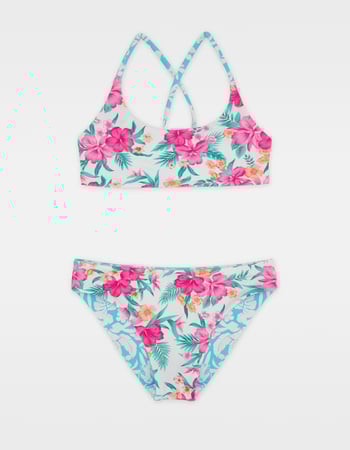 FEATHER 4 ARROW Paradise Cove Girls Reversible Bralette Bikini Set Primary Image