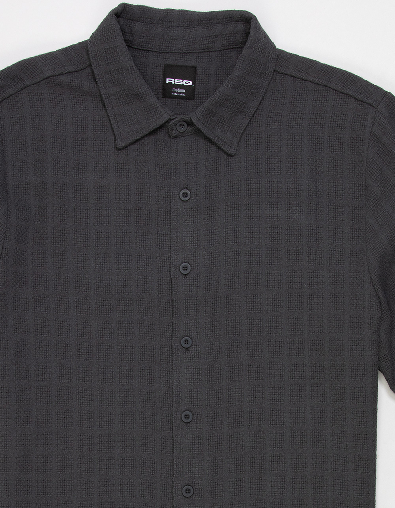 RSQ Mens Textured Button Up Shirt  image number 2