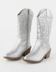 STEVE MADDEN JSalty Girls Cowboy Boots image number 1
