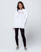 VANS Pilot White Womens Oversized Hoodie image number 4