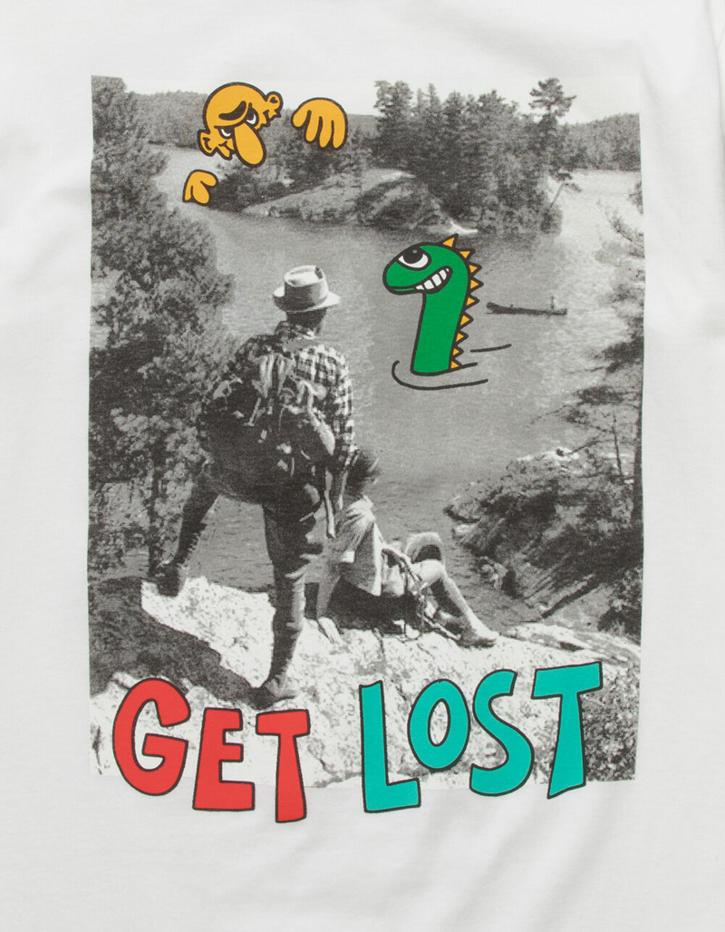 BLUE CROWN Get Lost Mens T-Shirt image number 1