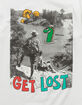 BLUE CROWN Get Lost Mens T-Shirt image number 2