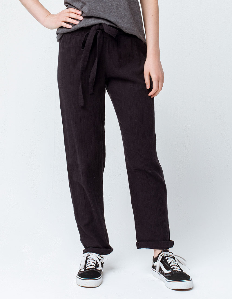 O'NEILL Coastal Washed Black Womens Pants image number 0