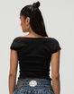 BDG Urban Outfitters Womens Boat Neck Crop Tee image number 4