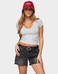 EDIKTED Moraya V-Neck Tee image number 1