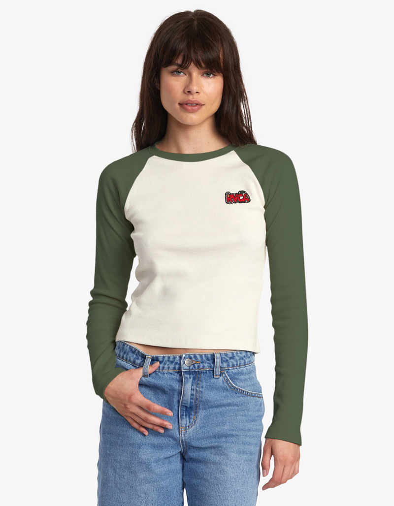 RVCA Classic Raglan Womens Long Sleeve Tee image number 0