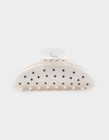FULL TILT Polka Dot Plastic Hair Clip Primary Image